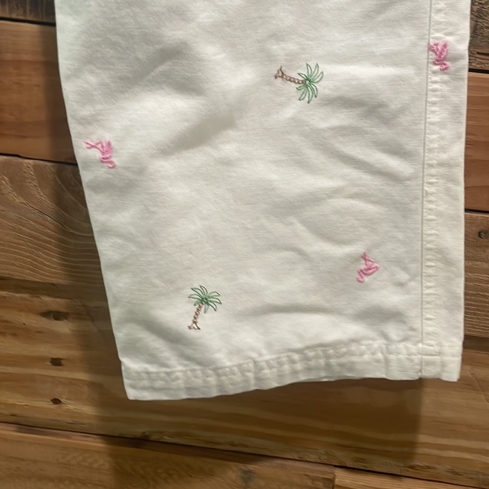 Columbia Pants Capri Palm Tree Flamingo - Picture 5 of 11